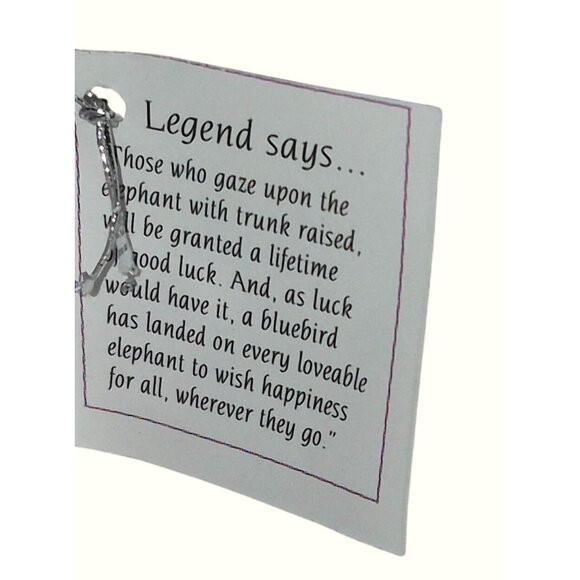 Lenora Elephant Figurine Santa Hat Music Luckyphants #1052 - Picture 3 of 7